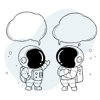 Менеджер с командой дают оценку или задают уточняющие вопросы