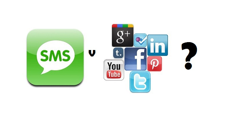 Как выбрать между SMS и социальными сетями